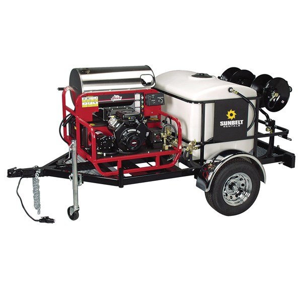 3500psi 250G Towable Pressure Washer Hot