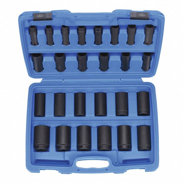 Socket Set 1/2" Dr Deep Imperial Impact Wrench